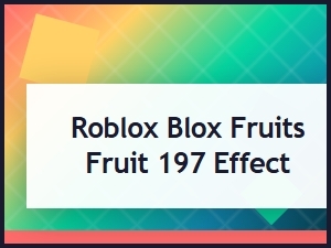 The Blox Fruits Soul Fruit's Power Effect